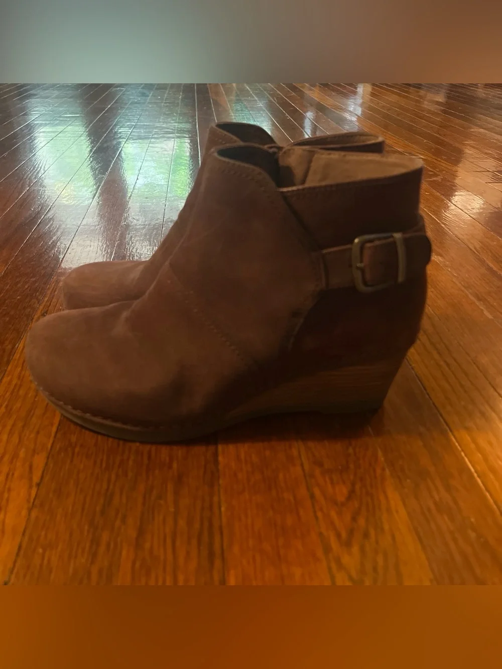 Women's Dansko Suede Ankle Booties